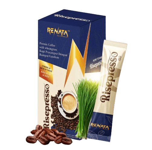 Café Premix Risepresso à l'Herbe de Bruyère 15g x 14 Sachets, Renata