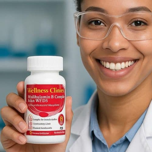 Vitamine B Complex + D3 Wellness Clinies, 30 Comprimés